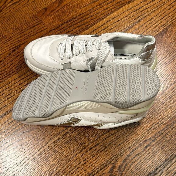 Voile Blanche, with metallic details, chunky sole sneaker shoe 40 US 10 - Picture 4 of 5
